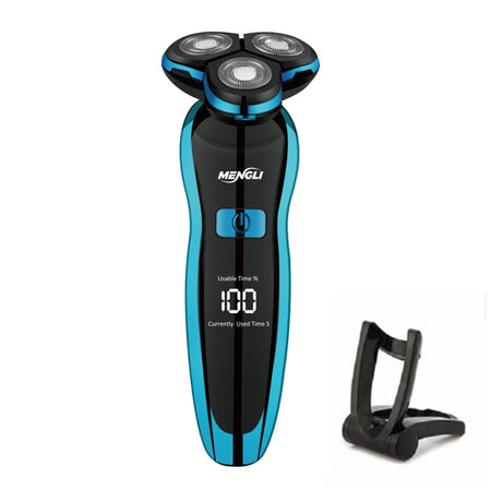 ZOZEN Rechargeable Waterproof Rotary Electric Shaver for Men ZN8508-1  With LCD