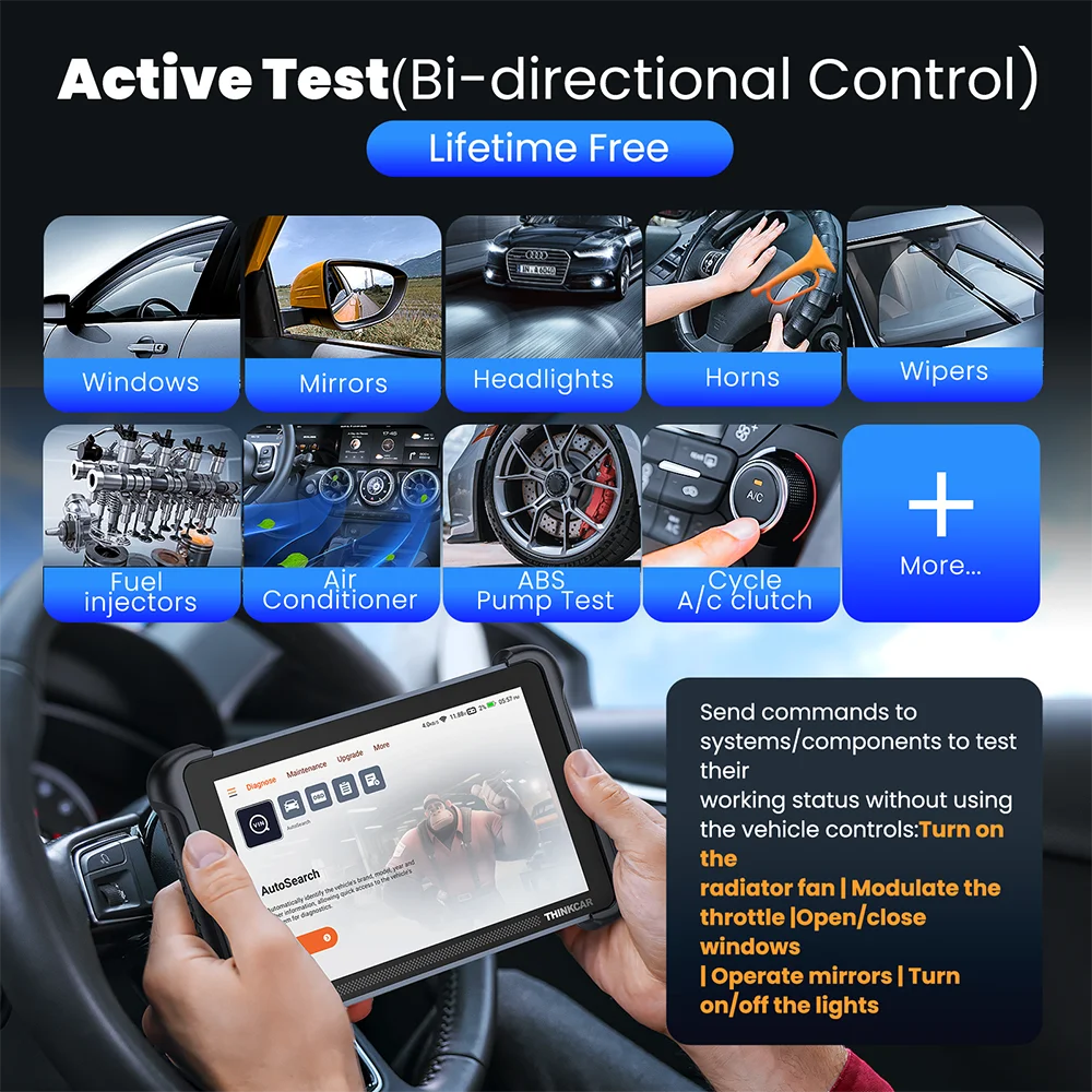 THINKCAR THINKSCAN 689BT &ndash; Bi-Directional ECU Coding