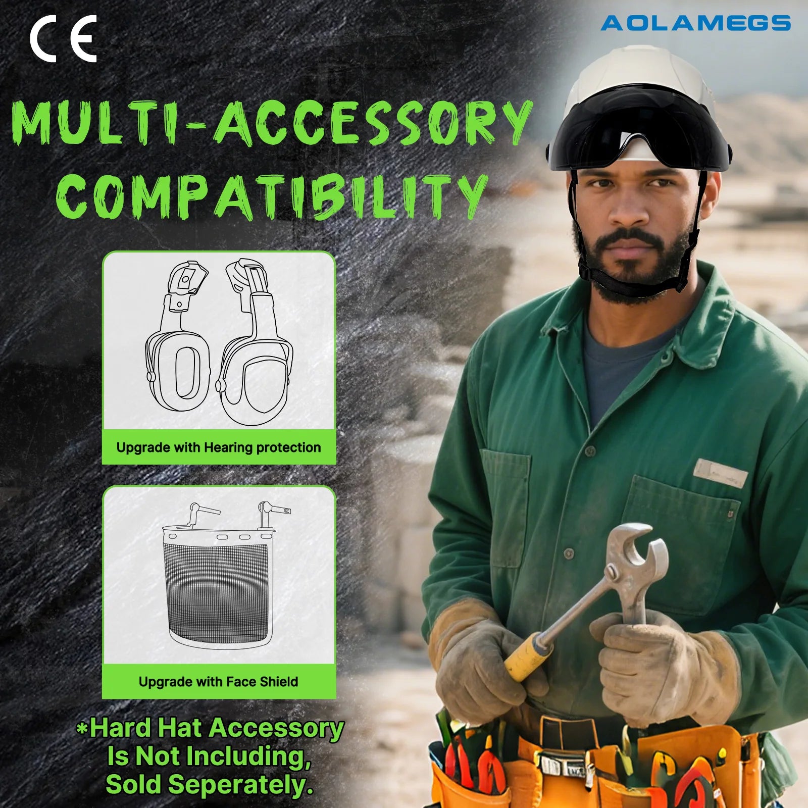 Aolamegs SF07 Safety Helmet &ndash; Lightweight Breathable ABS