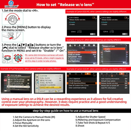 Lightdow Telephoto Lens 420-800mm f 8.3 &ndash; Super Telephoto Zoom for DSLR Cameras