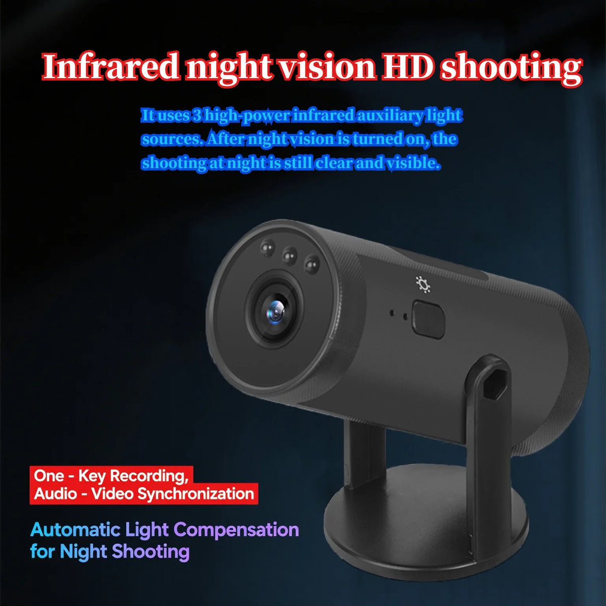 HD 1080P Mini WiFi Camera - Indoor Security &amp; Baby Monitor with Night Vision
