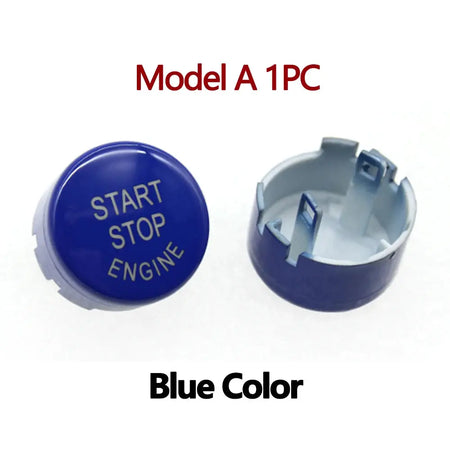 Black Silver Red Blue Car Engine Ignition Start Stop Switch Push Button For BMW X3 X4 F25 F26 61319291691 by InterCyprus Trading Ltd