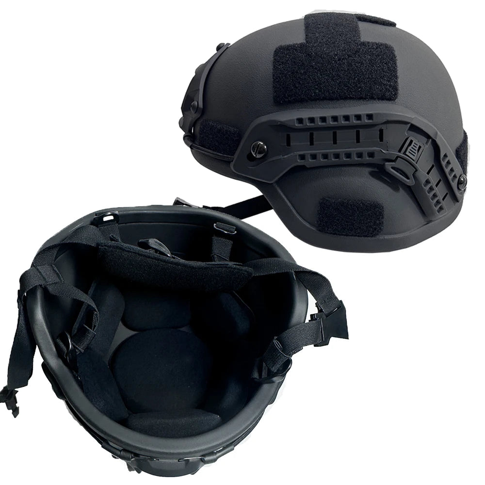 LPRED NIJ IIIA FAST Bulletproof Helmet MICH2000 &ndash; Compact mich black / L
