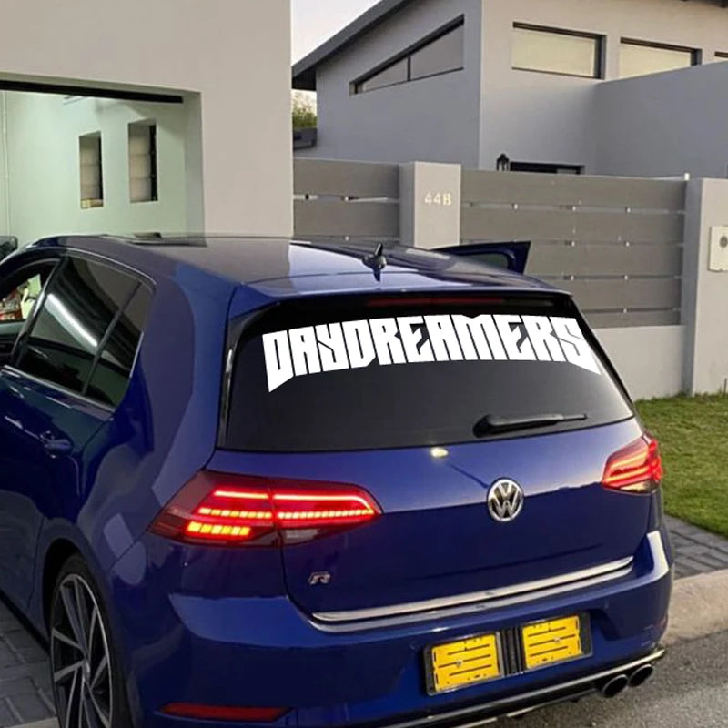 Personalized JDM Style "Day Dreamers" Waterproof PVC Car Decal - High Quality, Unique Design for Full Body Application