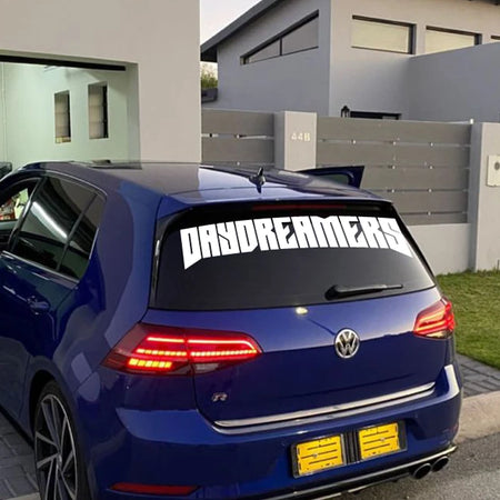 Personalized JDM Style "Day Dreamers" Waterproof PVC Car Decal - High Quality, Unique Design for Full Body Application