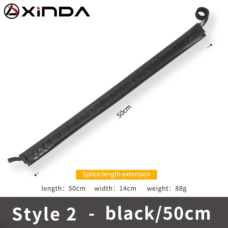 Xinda Climbing Rope Protective Cover - Antiwear Pad Sleeve Double Black 50cm