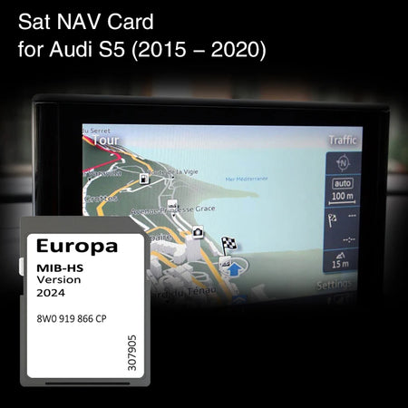 2024 Update Europe UK Maps 8W0919866CP For Audi S5 SD &ndash; 16G CHINA / for Audi MIB-HS S5