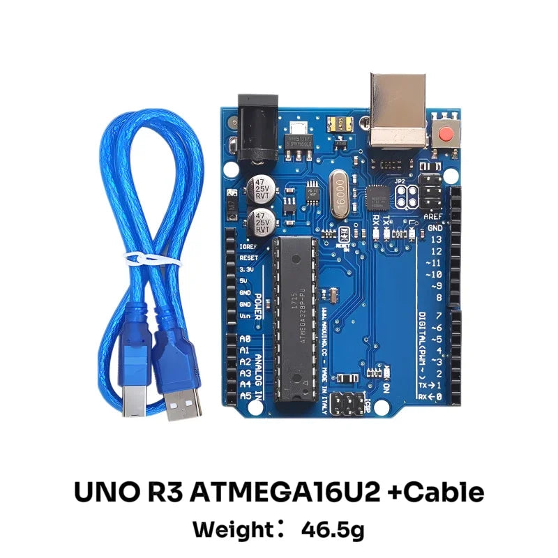 UNO R3 Development Board &ndash; Integrated WiFi Module for Seamless Connectivity UNO R3 DIP-Cable / UNO R3