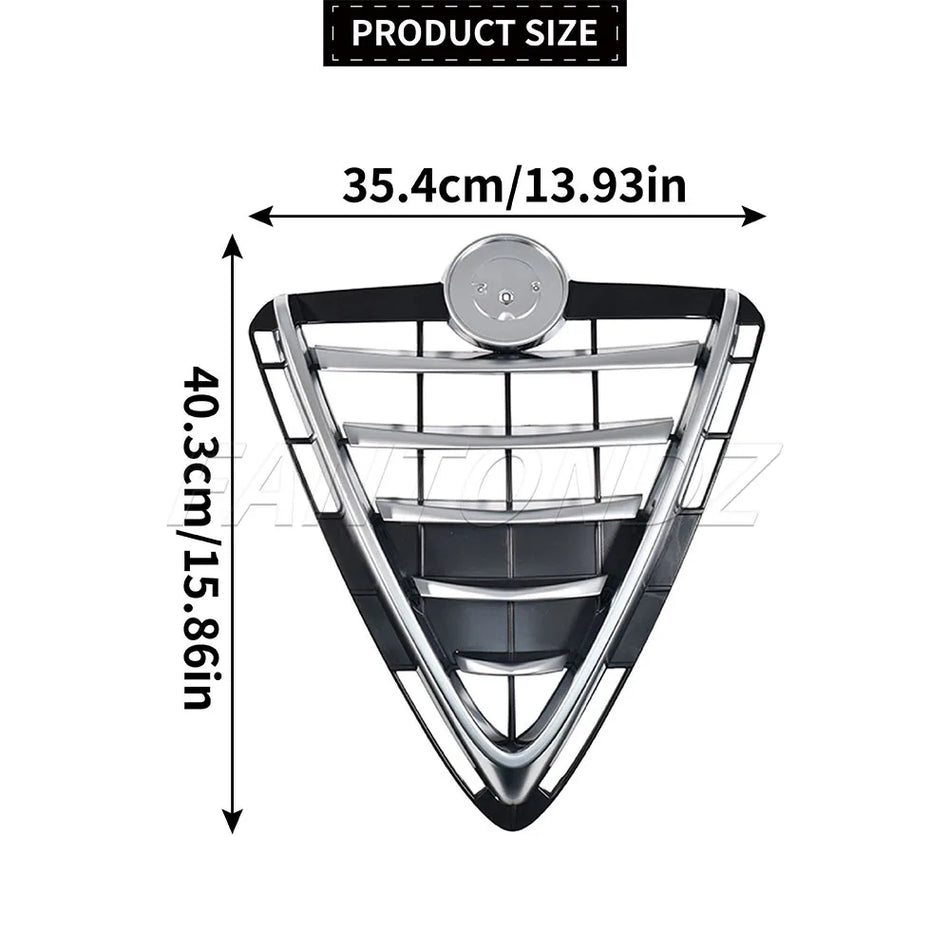 Parrilla frontal de malla en forma de panal para Alfa Romeo Giulietta 2010-2016