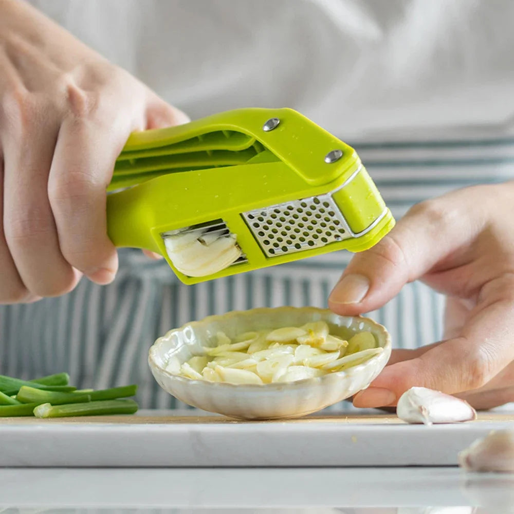 Garlic Press Slicer 2 In 1 &ndash; Eco-Friendly Kitchen Gadget