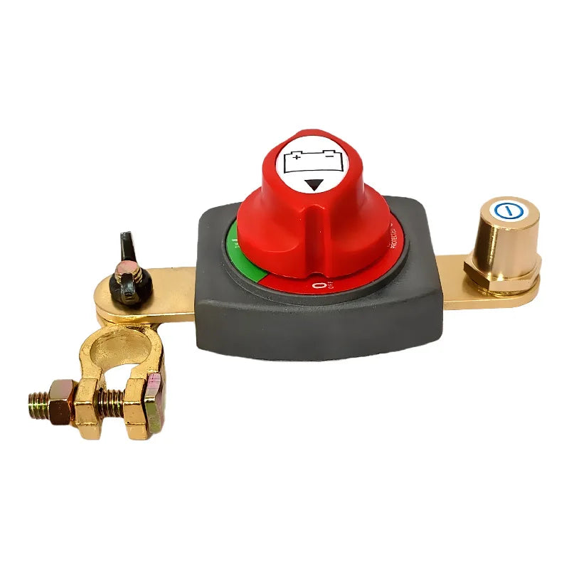Auto Battery Disconnect Switch 12V 24V Marine 200A 300A 600A Dual Battery Mass Switch 2 and 3 Position Cut Off Switch Car Boat ABT007B / CN (Origin)
