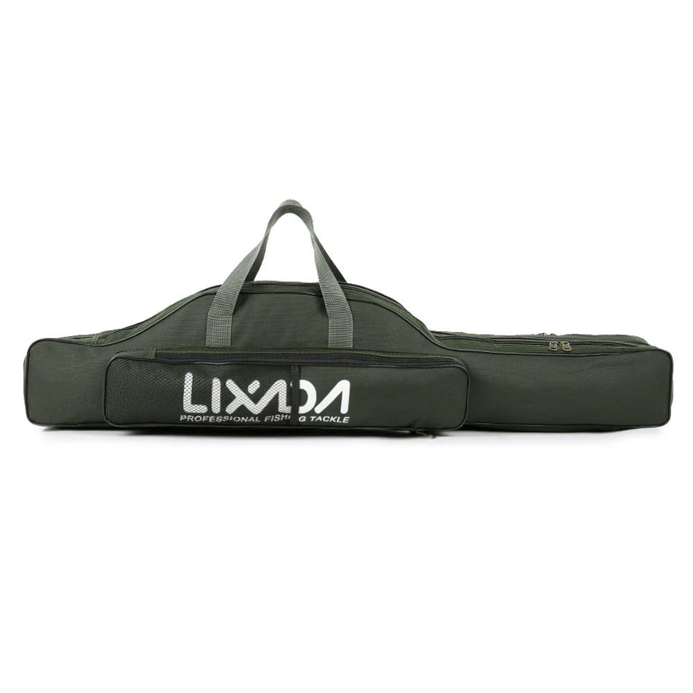 LIXADA Tackle Pack - Portable Folding Rod Bag Organizer Army green 100CM
