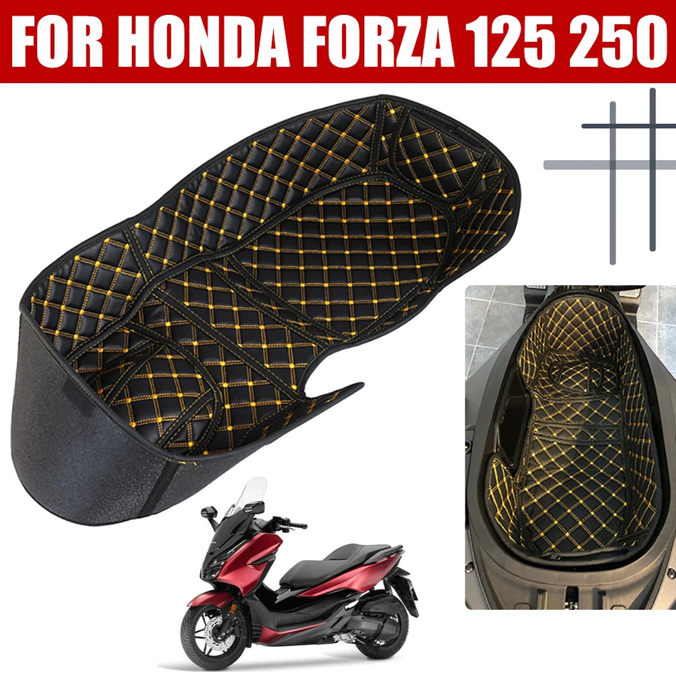 Honda Forza 125 NSS125 Zadel Opbergdoos, PU Lederen Achterkoffer Beschermer