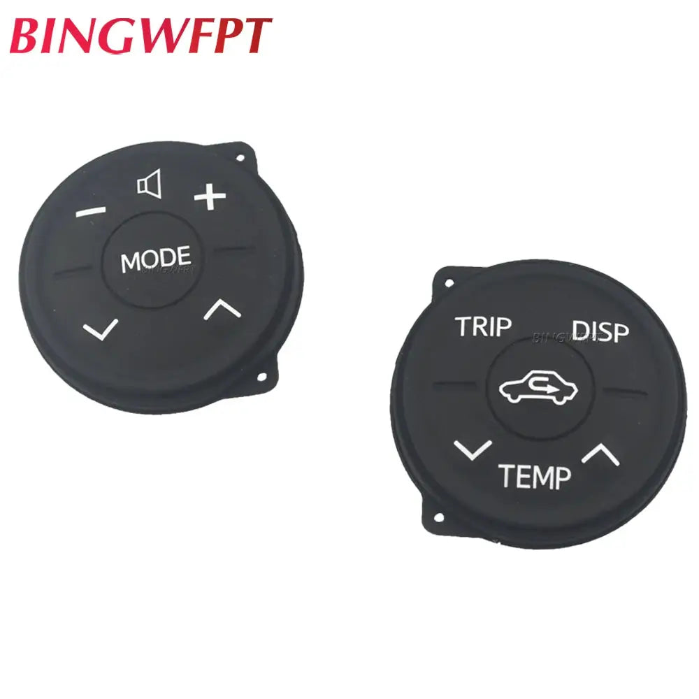 2PCS For Toyota Prius 30 XW30 2009-2013 Prius Eco ZWV30L Button Multifunction Steering Wheel Switch Control Button Panel Rubber by InterCyprus Trading Ltd