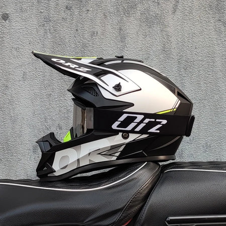 ORZ Off Road Helmet - Unisex Full Face Safety DOT Approved
