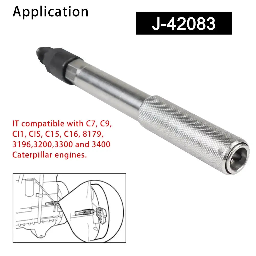 J-42083 Automatic Timing Pin J-38587-A Engine Barring Socket 9U-7227 Injector Height Adjustment Gauge Tool for CAT Caterpillar by InterCyprus Trading Ltd