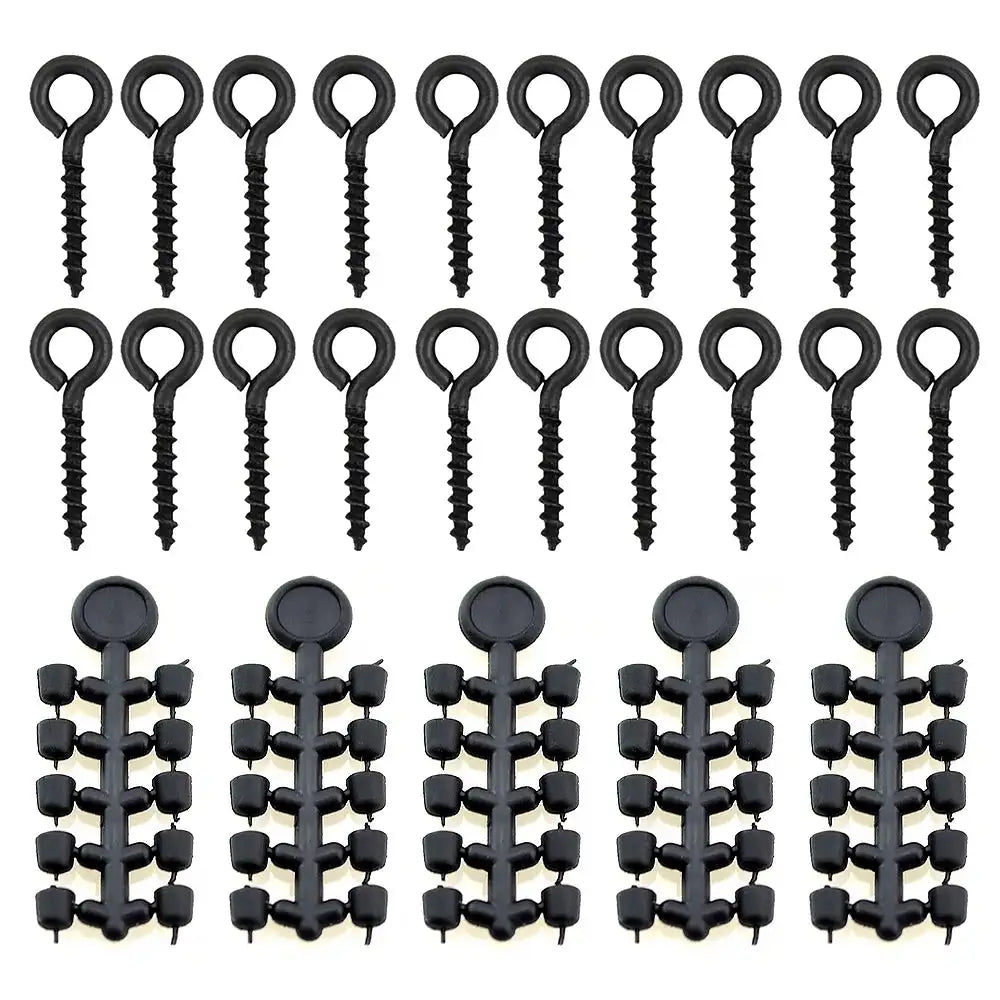 Carp Fishing 50Pcs Rubber Beads Hook Stops For Chod Rigs Type A