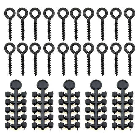 Carp Fishing 50Pcs Rubber Beads Hook Stops For Chod Rigs Type A