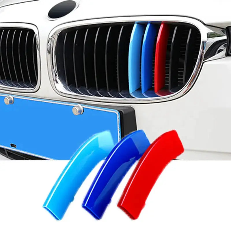 3Pcs ABS Grille Stickers For BMW E46 F30 E90 3 Series by InterCyprus Trading Ltd