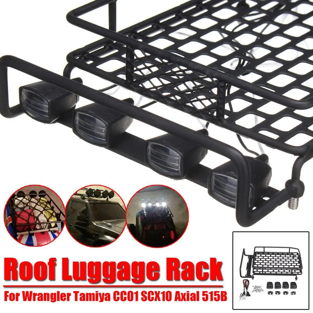 Car Roof Rack Large Size Luggage Carrier &ndash; LED Light
