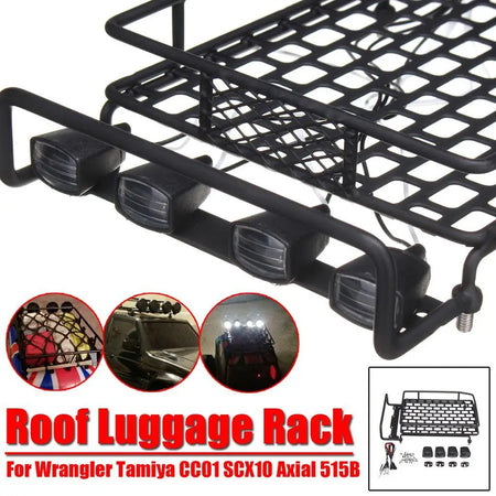 Car Roof Rack Large Size Luggage Carrier &ndash; LED Light
