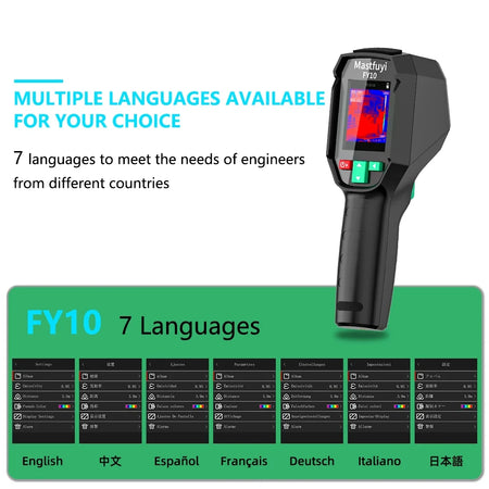 Advanced MASTFUYI Handheld Thermal Imaging Camera with Rechargeable Battery, Waterproof &amp; Dustproof, -20u2103 to 550u2103 Range