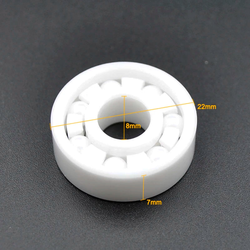 608 Full Ceramic Bearing 8x22x7mm &ndash; Ultra Lightweight ZrO2