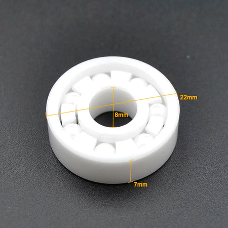 608 Full Ceramic Bearing 8x22x7mm &ndash; Ultra Lightweight ZrO2