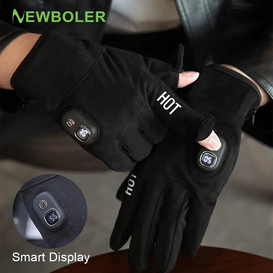 Smart Heated Winter Gloves With Waterproof Touchscreen And USB Recharging by InterCyprus Trading Ltd