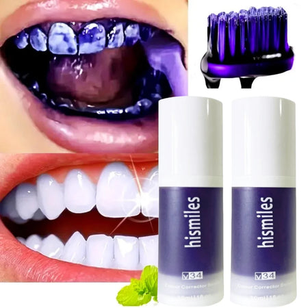 Purple Whitening Toothpaste &ndash; Deep Cleaning Stain Removal