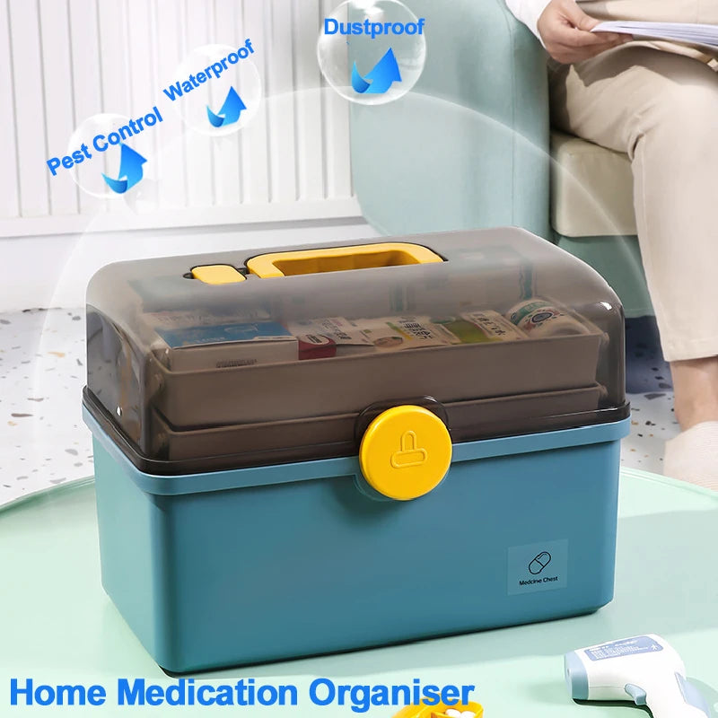 Pill Storage Organizer &ndash; Large Capacity Dust Resistant