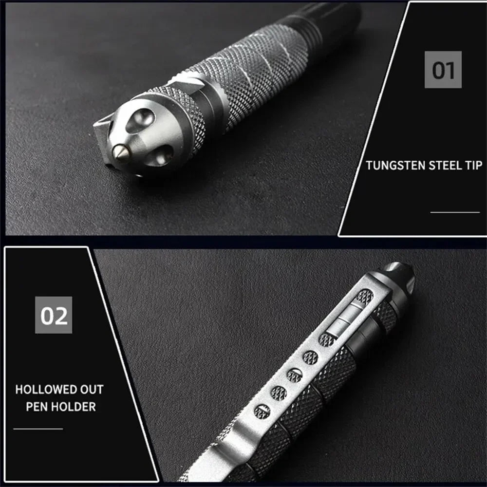 YU-1 Tactical Pen &ndash; Self Defense Aluminum Glass Breaker