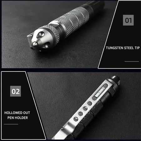 YU-1 Tactical Pen &ndash; Self Defense Aluminum Glass Breaker