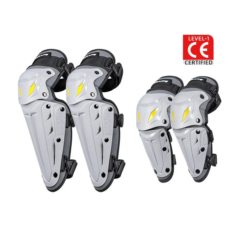 SULAITE Motorcycle Protective Gear Kit: Elbow &amp; Knee Pads
