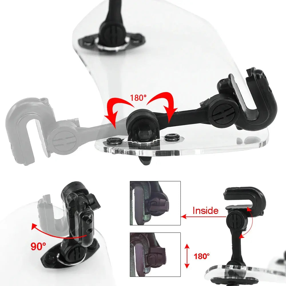 Heighten Windscreen Windshield For BMW R1300GS For HONDA For YAMAHA For SUZUKI For Kawasaki For Vespa Wind Screen Shield Spoiler by InterCyprus Trading Ltd