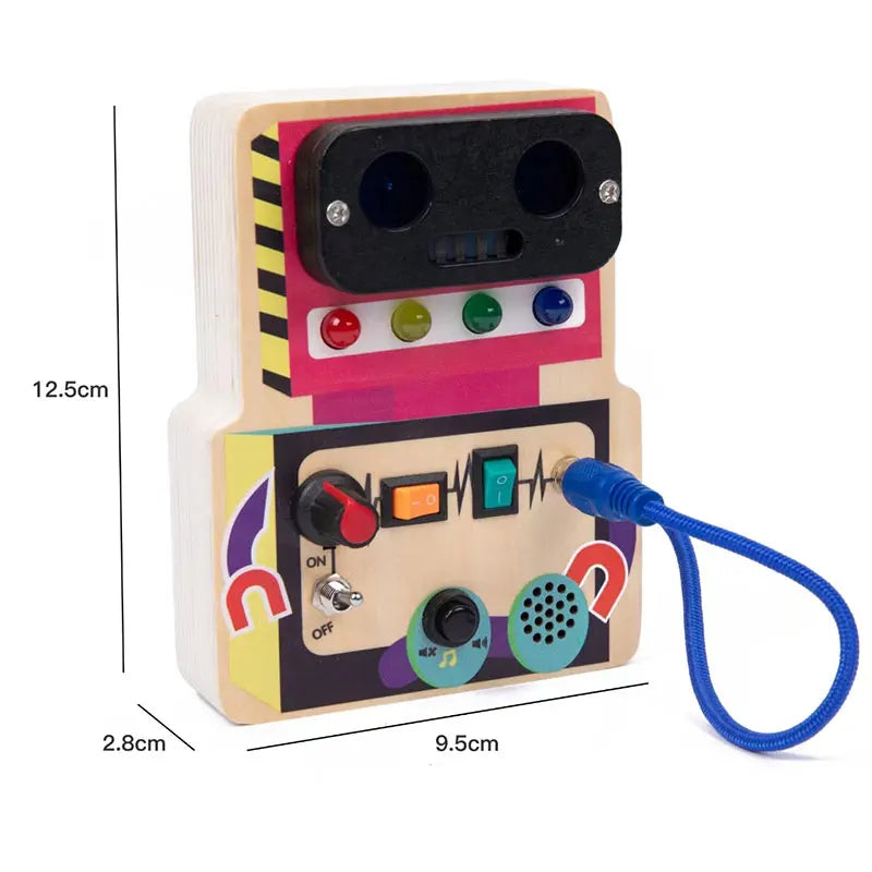 MY10082 Busy Board Led Switch Wheel Educational Toy &ndash; Play