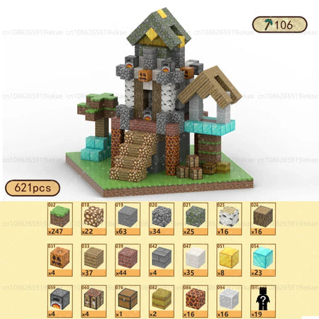 Mine World Magnet Cube Set &ndash; Educational STEM Toy Ages 3+