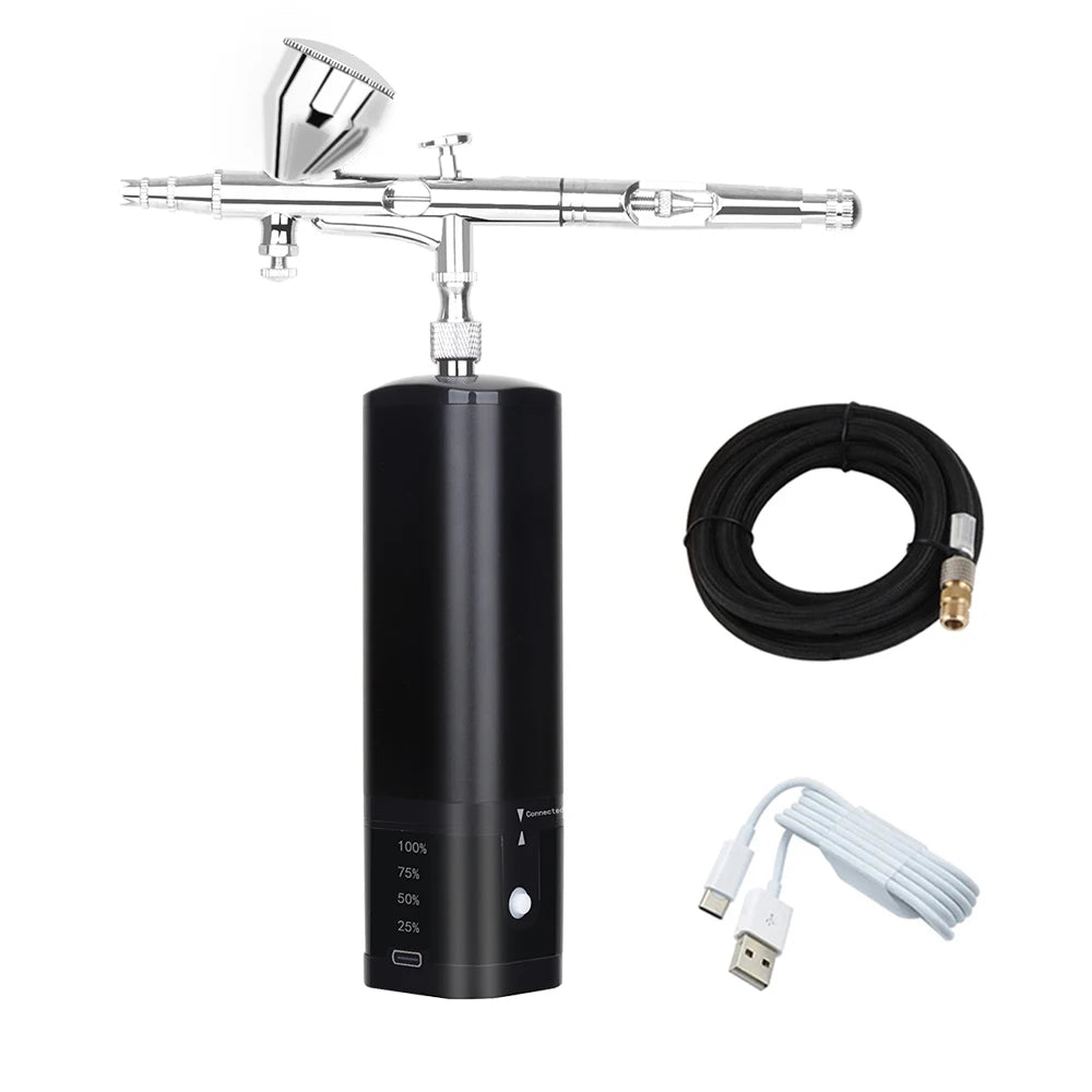 Portable Cordless Airbrush Mini Compressor Set - Noiseless B 1 / CHINA