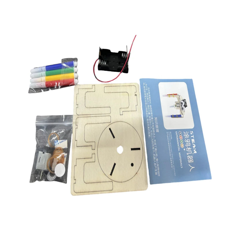 DIY Graffiti Robot Kit for Kids - STEAM Educational Toy