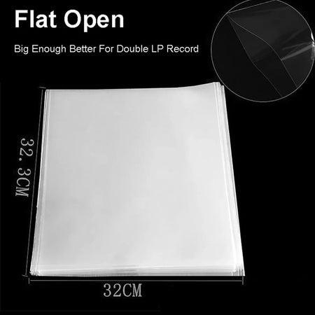 12 Inch OPP Gel Recording Protective Sleeve &ndash; Self Adhesive