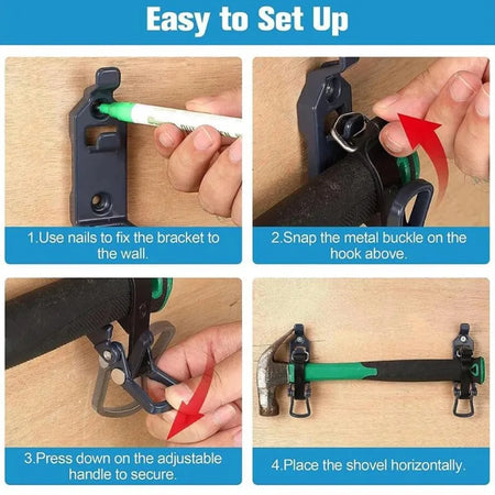 Quick Release Shovel Mounting Kit 2 Pack Roof Rack &ndash; Sturdy