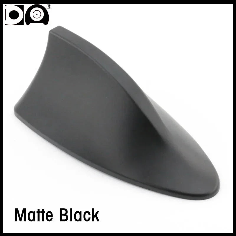 Universal Shark Fin Antenna &ndash; Enhanced FM/AM Radio Signal Matte Black