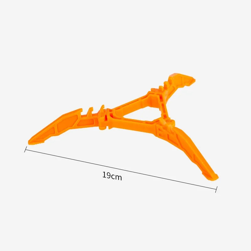 Portable Gas Canister Stand &ndash; Sturdy Universal Tripod Base for Outdoor Cooking Orange
