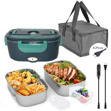 Homefish 1.8L Electric Lunch Box 75W &ndash; Leakproof Design 1.5L-EU plug-2Liner