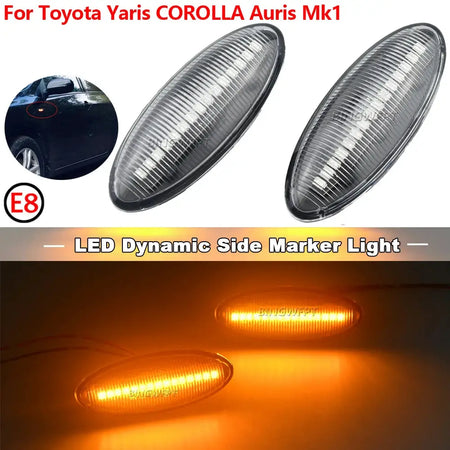 LED Turn Signal Light Dynamic Side Marker Fender Sequential Lamp For Toyota Yaris Vitz XP90 RAV4 XA30 MK3 Auris E150 Corolla by InterCyprus Trading Ltd