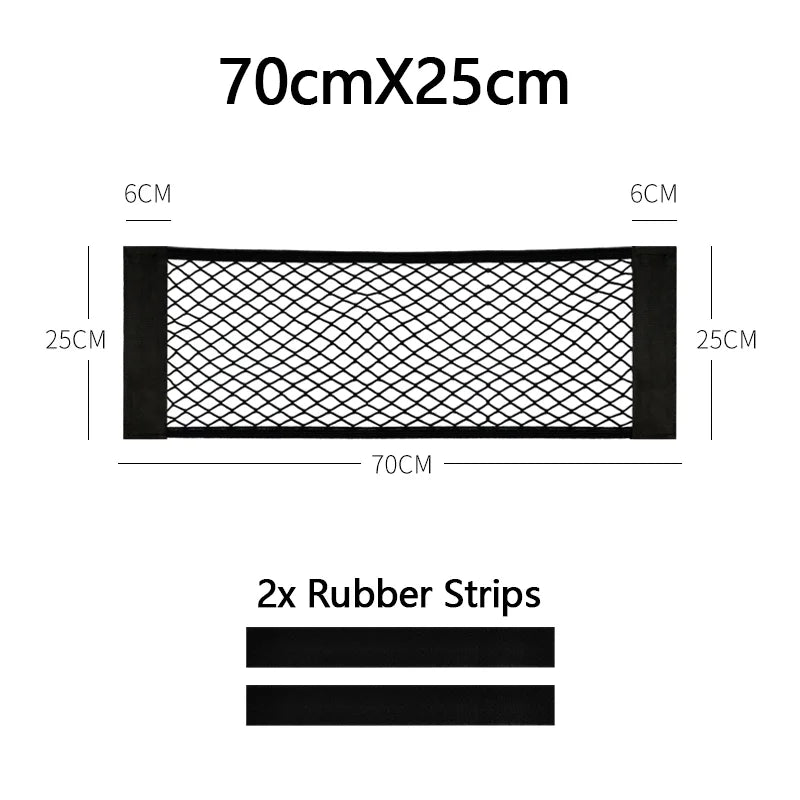 Car Trunk Net &ndash; Universal Mesh Organizer For Car Storage 3Pcs / 25CMx70CM