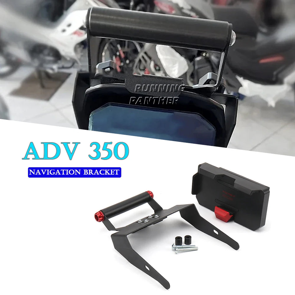 Navigacijos laikiklis CNC aliuminio, tvirtas, skirtas Honda ADV350