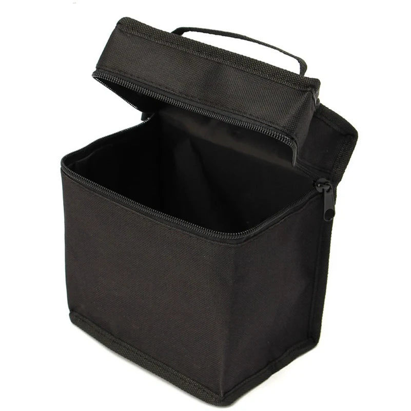 Black Art Markers Zipper Canvas Storage Bag - Organise Your Markers with Style 30Pcs