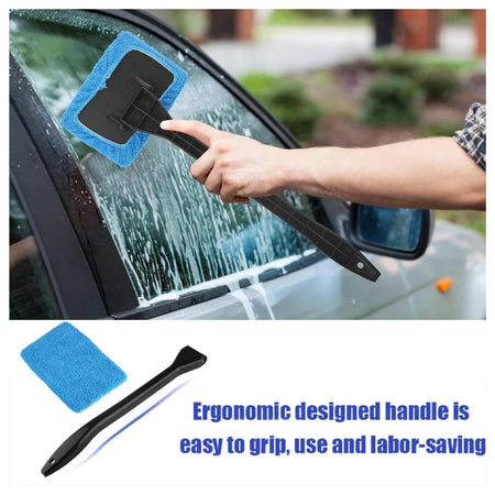 Brangdy Microfiber Car Window Cleaner Brush Kit