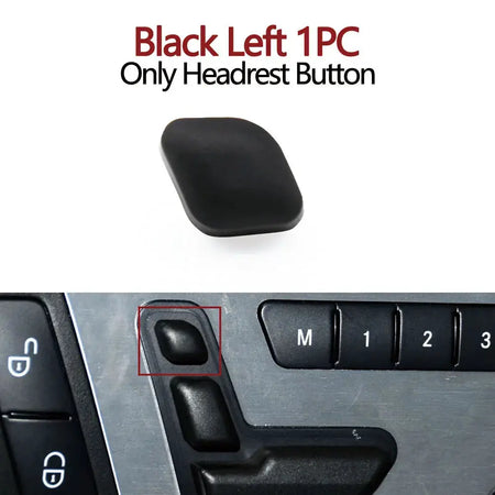 Car Left Right Seat Adjust Switch Control Button Cover Replacement For BENZ C GLK E ML GL Class W204 C204 X204 W212 W207 W166 by InterCyprus Trading Ltd
